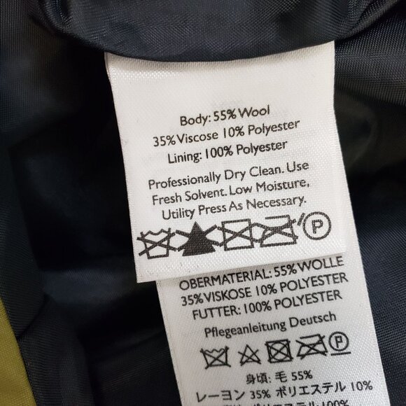 Eddie Bauer Wool Blend Plaid Mini Skirt Size 8 - Picture 5 of 5